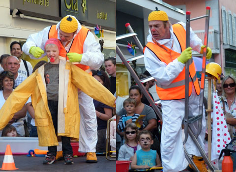 animation spectacle de rue  Mr. Boul animation spectacle de rue  Mr. Boul