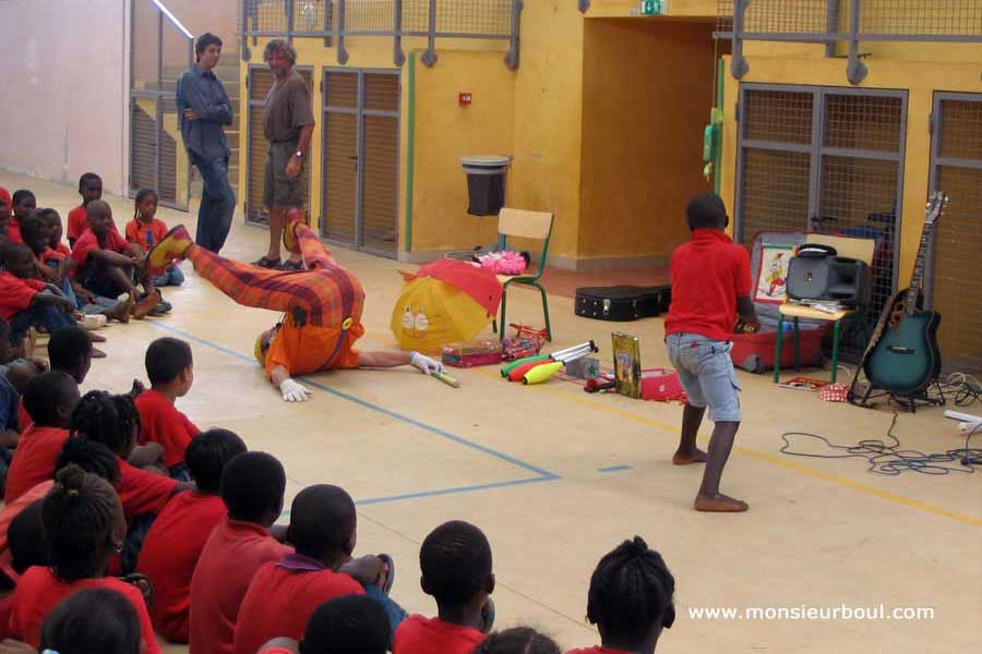 Spectacle de Mr. Boul en Guyane 
